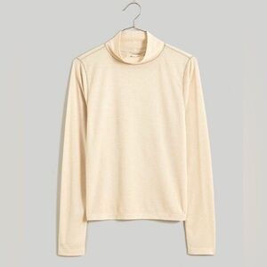 Madewell Semi-Sheer Mockneck Tee